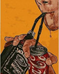 Maalimine numbrite j&auml;rgi Twoje Hobby Janu kustutamine, 40x50 cm