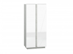 Riidekapp ML Meble LUMENS 01 hall/valge