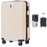 Suur kohver Wings 0593, L, valge + kate