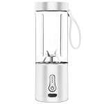 Kaasaskantav blender kokteilide ja smuutide jaoks, 530 ml miniblender, laetav ja 6 tera, 4000 mAh puuviljasegisti, isiklik mahlapress, kaasaskantav segisti tass reisik&ouml;&ouml;gi jaoks, 1 tk must