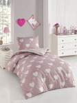 Eponj voodipesukomplekt Herz Dusty Rose, 140x200, 2 osa