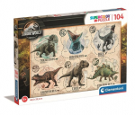 CLEMENTONI - 104 pieces - Jurassic World