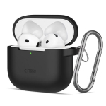 TECH-PRECT konksuga &uuml;mbris Apple Airpods 4-le libisemisvastase silikoonkattega