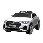 Elektriline lasteauto Audi E-tron 12V, elektriauto puldiga, turvav&ouml;&ouml;, muusika (MP3/USB/TF), laste s&otilde;iduk lastele 3-5 aastat, 3-5 km/h, valge