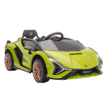 Laste elektriauto Lamborghini, 3-5 km/h, pult, 3-5 aastastele, roheline
