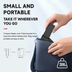 Air Blaster 2.0, taaslaetav mini elektriline &otilde;hutolmueemaldi h&uuml;drayn &ndash; 3 k&auml;iguga reguleeritav, 130000 p/min v&otilde;imas valgusega puhur