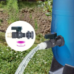 Lihtne Paigaldus Plastikust Vihmavaat Kraan Komplekt koos &Auml;ravoolu Adapter ja Tihendusteip