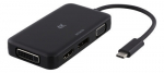 Deltaco USBC-MULTI, USB-C/HDMI/DVI/VGA