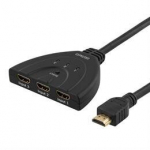 Deltaco HDMI-7001, 3 Port HDMI Pigtail switch