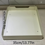 1tk V&auml;ljat&otilde;mmatav Kappide Hoiukast Kleepuva Nanokilega - Raskeveokite Liugriiul, K&ouml;&ouml;ki, Elutuppa, Vannituppa - Kerge Vastupidav Metall &Uuml;hetasandiline Liugkorraldaja, L (35 cm / 13,77 colio)