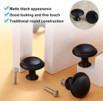 M&ouml;&ouml;bli k&auml;epidemed, 20 tk mattmustad sahtli k&auml;epidemed, &uuml;he auguga &uuml;mmargused nupud m&ouml;&ouml;bli jaoks