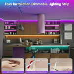 RGB 2835 LED valgusriba, 5V USB painduv dioodiriba., 49,2 pėdos 590,55 colio / 15M