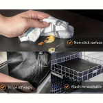 1tk jaht BBQ mittenakkuumuskindel mittenakkuumuskindel must v&auml;limat pesta pesta., 15,75 * 12,99 colio / 40 * 33 cm