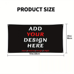 Kohandatud Suur Banner 88.9X177.8 cm - Vastupidav Pol&uuml;ester Sisetingimustes/V&auml;ljaspool Dekoratsioon &Auml;ris&uuml;ndmuste, S&uuml;nnip&auml;evade Ja Pidude Jaoks