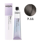 Loreal Dia Light juuksev&auml;rv v&auml;rvitud ja tundlikule juuksele, toon-toonis hapeeline v&auml;rvimine, ammoniaagivaba, 50ml 7.11 hele tuhkblond