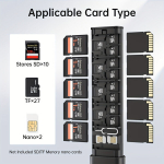 L&ouml;&ouml;gikindel M&auml;lukaardi Karp 27 Micro SD ja 6 SD jaoks
