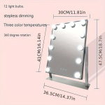 LED-lampidega peegel