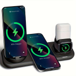 6-&uuml;hes juhtmevaba laadimisjaam iPhoneile - Kiire USB-toitega multiseadme laadija telefonidele, kelladele ja k&otilde;rvaklappidele.