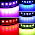 USB 5-silmaline RGB UV strobo valguss&uuml;steem puldiga