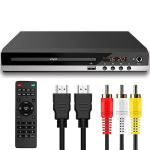 Multimeediapleier DVD-m&auml;ngija HDMI-ga teleri jaoks, DVD-m&auml;ngija, mis m&auml;ngib k&otilde;iki piirkondi, CD-m&auml;ngija koduse stereos&uuml;steemi jaoks, HDMI- ja RCA-kaabel kaasas