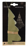 Paberist j&otilde;ulupuu ripats 11x15cm roheline