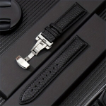 Kellarihm Liblika Roostevaba Teras Kinnitus Mood Naised Mehed 20mm 22mm., Juoda