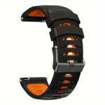 22mm Nutikellarihm GT 2 3 4 Huawei Xiaomi Garmin Amazfit Silikoonk&auml;ev&otilde;ru, Juoda