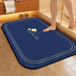 Superimav Pol&uuml;esterist Vannimatt - Libisemisvastane, Kiiresti Kuivav , Tamsiai mėlyna (40 cm * 60 cm - 15,74 colio * 23,62 colio)
