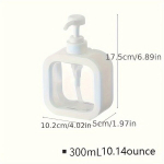 1tk 10/16oz Selge Vajutuspudel, Pump Plastik, T&auml;idetav Vedelseebi Dosaator, K&ouml;&ouml;ki v&otilde;i Vannituppa.