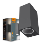 Videx fassaadivalgusti 2xGU10, IP54, hall