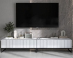 TV Kapp Meble Lindner Valge Matt Metallraam 220 cm