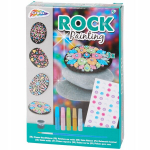 PAINTING STONES CREATIVE KIT glitterv&auml;rvid kleebised GRAFIX Violet