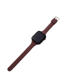 Moodne Silikoonist Kellarihm Liblikklambriga, Reguleeritav Ja Veekindel, &Uuml;hildub Apple Watchiga., Raudonas vynas