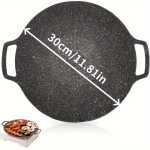 Korea BBQ Grillpann, 29.97 cm Kleepumatu &Uuml;mar Plaat V&auml;ligrillimiseks