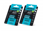 Patareid Videx, Liitium CR123A / 16340, 1500mAh, 3V, 2 tk.