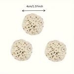1tk/2tk/3tk/6tk Looduslik Sola Pall N&auml;rimism&auml;nguasjad Linnule., 4cm - 3vnt