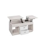 Kohvilaud Vasagle, 50x100 cm, lumivalge