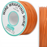 Juhe Kynar AWG 0.25mm &ndash; Painduv, Isolatsioon 0.6 mm, Pikkus 200 m, Oranž
