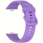 Huawei Watch Fit3 Silikoonrihm V&auml;rvilise Pannaliga - Stiilne Meeste Aksessuaar. variant-101820, Alyvinė violetinė