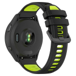 Lahe Silikoonist Kellarihm Garmin ja Samsung jaoks variant-102689, 9-juoda Žalia