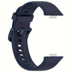 Sportlik silikoonrihm turvalise pandlaga Huawei Watch Fit 3 jaoks variant-102837, Vidurnakčio mėlyna