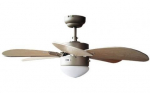 TURBO SWIRL &Oslash;76 cm, titaanium, kuue labaga laeventilaator