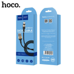Laadimisjuhe Hoco X26 Lightning 1.0m, must-kuldne