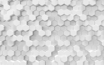 Dekoratiivne magnetiline radiaatorikardin 60x100 cm, hall geomeetriline