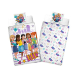 Voodipesukomplekt Lego Friends, 140x200 + 60x70cm, 2-osaline