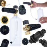 Vahtp&uuml;stol Rosfix S0401 &ndash; Reguleeritav pihustusnurk, D&uuml;&uuml;s 1,23 mm, Maht 1000 ml, Komplekt adapteriga