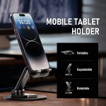 Telefonihoidja Alumiiniumisulamist Seadmehoidik - Ergonomiline ja Reguleeritav Klipiga.