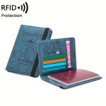 RFID Varasuvastane Harja Reisi Passihoidja Kotike., Mėlyna