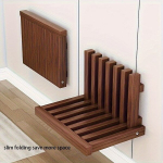 Ruumi s&auml;&auml;stlik t&auml;ispuidust kokkupandav jalatsivahetuspink - seinakinnitus, mitmeotstarbeline esikuhoidla hoiuriiuliga.