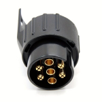 1tk 7-Pooluselt 13-Pooluseline Haagise Adapter Muundur Haagissuvila Veoauto Pistik Euroopa Standard.